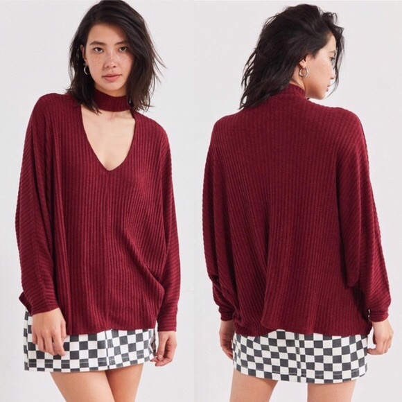 Urban Outfitters Sweaters - URBAN OUTFITTERS | OVERSIZED CHOKER SWEATER